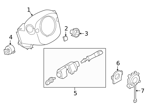 Switches for 2016 INFINITI QX50 #1