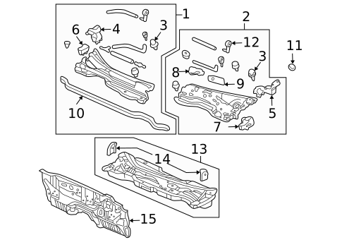 Cowl for 2005 Honda Accord #2