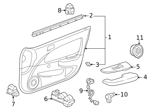 Door for 2001 Toyota Corolla #0