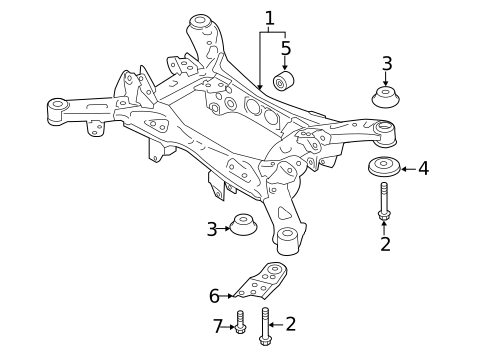 Suspension Mounting for 2021 Subaru Forester #1