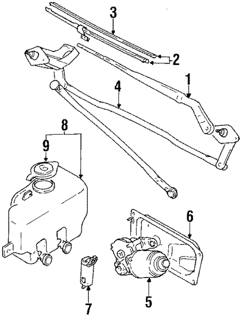 Wiper & Washer Components for 1997 Suzuki Sidekick #0