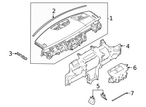 Instrument Panel for 2022 Land Rover Discovery Sport #0