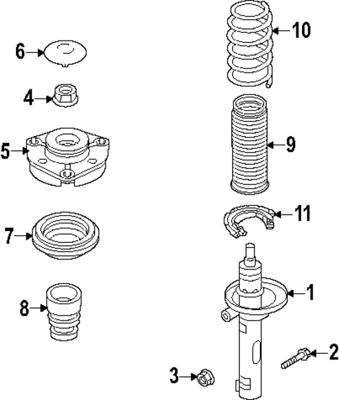 Struts & Components for 2025 Volkswagen ID. Buzz #0