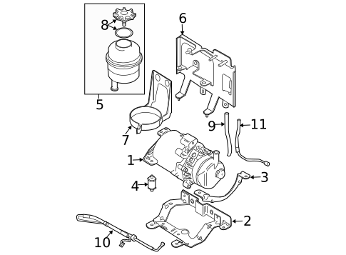 Pump & Hoses for 2005 Mini Cooper #0