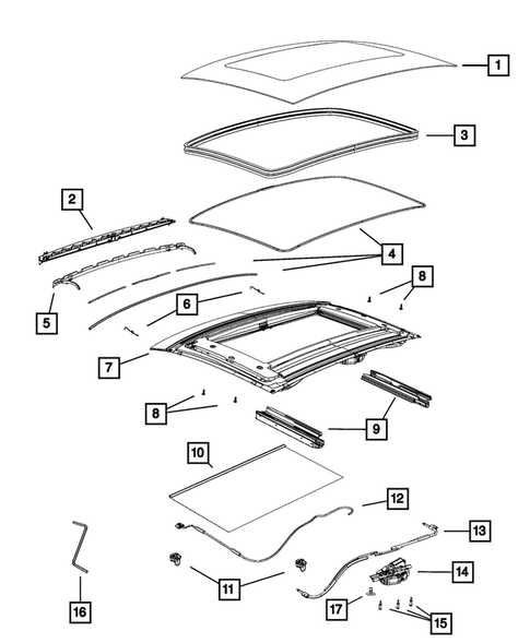 Sunroof for 2012 Fiat 500 #0