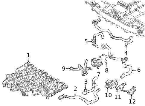 Hoses & Lines for 2024 Audi e-tron GT #4