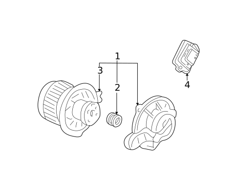 Auxiliary Heater & AC for 2008 Honda Pilot #1