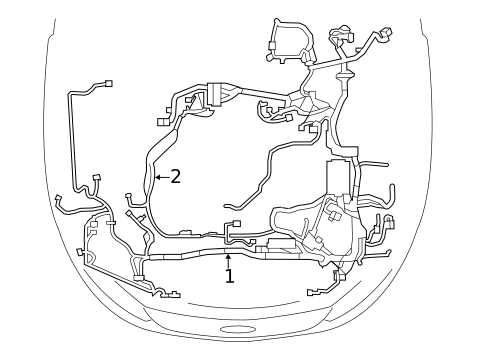 Wiring Harness for 2011 Lincoln MKZ #0