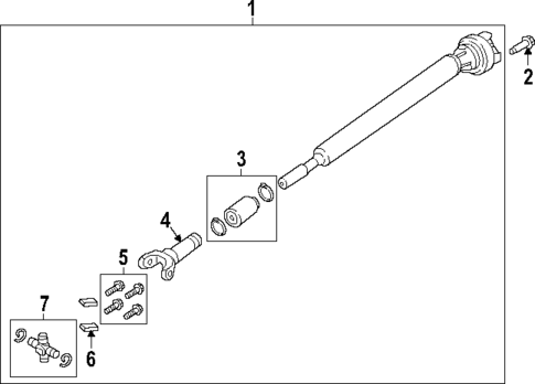 Drive Shaft for 2024 Ford F-350 Super Duty #2