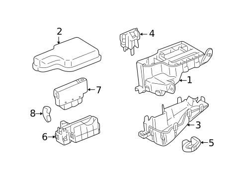Electrical Components for 2019 Toyota Sienna #2