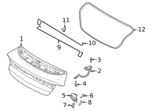 Lid & Components for 2022 Kia K5 #0