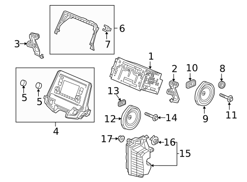 Antenna & Radio for 2018 Honda Odyssey #2