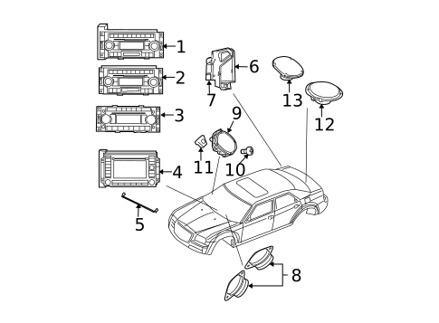 Sound System for 2009 Dodge Charger #0
