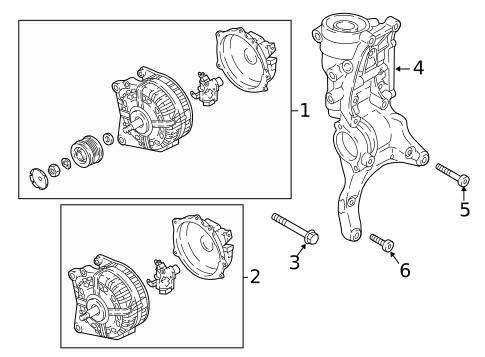 Alternator for 2019 Volkswagen Tiguan #0