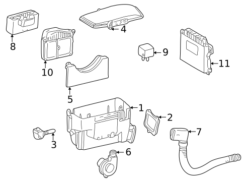 Electrical Components for 2002 Mercedes-Benz SLK 32 AMG® #0