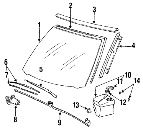 Reveal Moldings for 1994 Toyota Camry #0