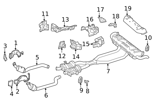 Exhaust Components for 2014 Mercedes-Benz ML63 AMG #0