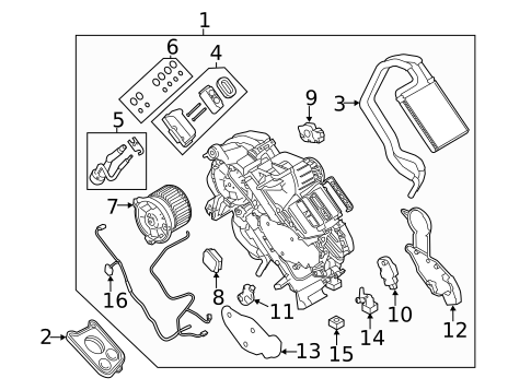 Auxiliary AC & Heater Unit for 2022 Land Rover Range Rover Sport #0