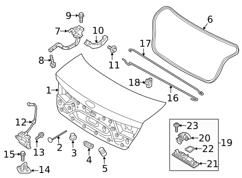 Lid & Components for 2020 Kia Optima #0