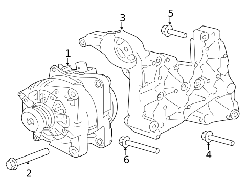 Alternator for 2017 Jaguar XE #0