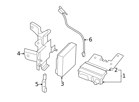 Electrical Components for 2014 INFINITI Q70 #14