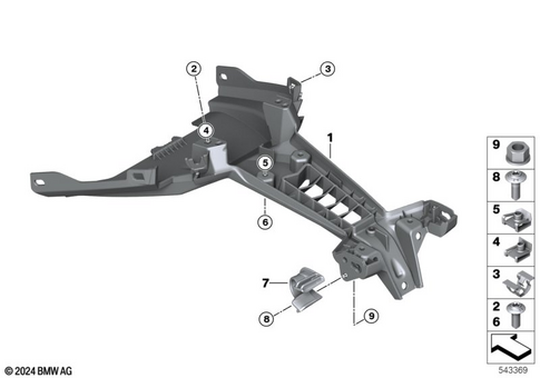 Rear Wheel Cover, License Plate Bracket for 2024 BMW-Motorrad F 900 XR #1