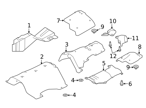 Heat Shields for 2022 Land Rover Range Rover Sport #0