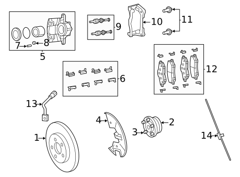 Anti-Lock Brakes for 2011 Volkswagen Routan #1