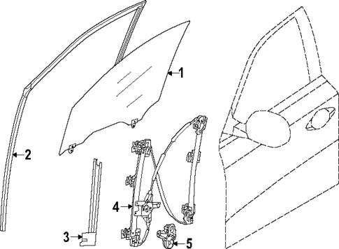 Front Door for 2024 Nissan Pathfinder #0