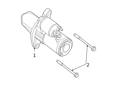 Starter for 2010 Nissan Maxima #1