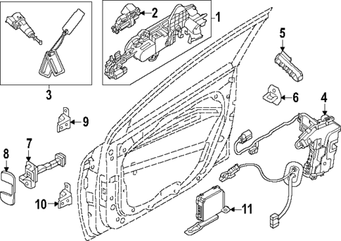 Front Door for 2025 Genesis GV60 #1