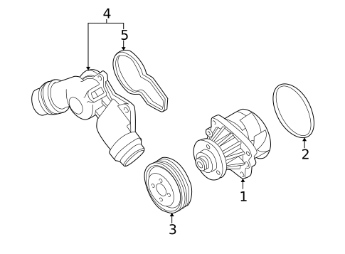Radiator & Components for 2006 BMW X3 #2