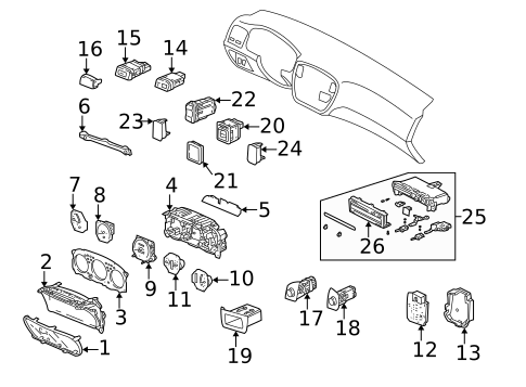 Mirrors for 1998 Honda Civic #0