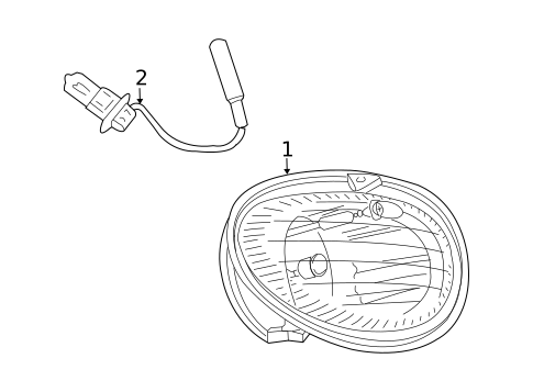 Fog Lamps for 2001 Dodge Intrepid #0