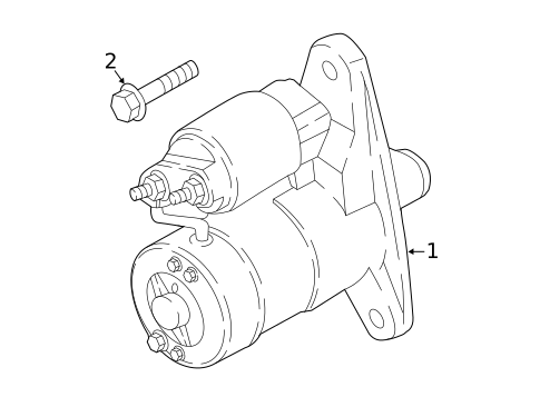 Starter for 2021 Nissan Qashqai #1