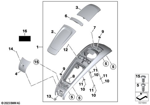 Motorcycle Trim Section, Windshield for 2020 BMW-Motorrad R 18 B #1