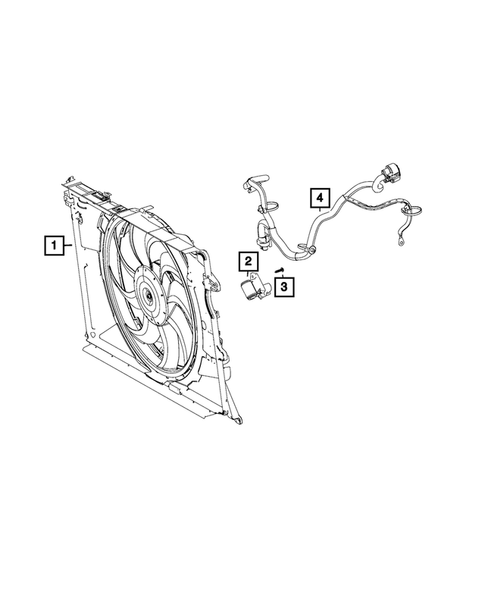 Wiring-Body and Accessories for 2017 Fiat 500X #3