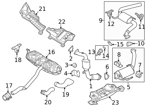 Diesel Aftertreatment System for 2015 Volkswagen Touareg #1