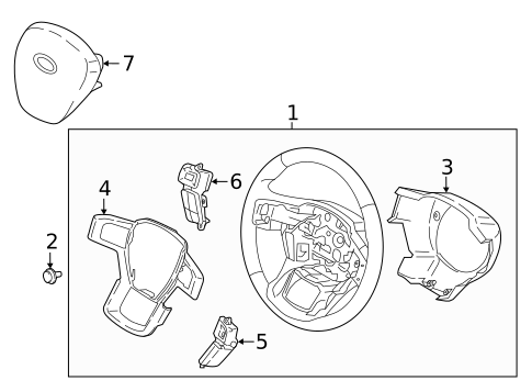 Steering Wheel & Trim for 2022 Ford F-450 Super Duty #0
