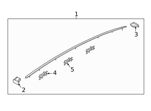 Exterior Trim - Roof for 2018 Kia Optima #0
