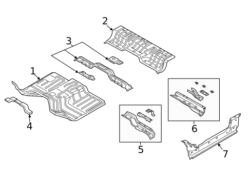 Floor - Cab for 2025 Ram 2500 #1