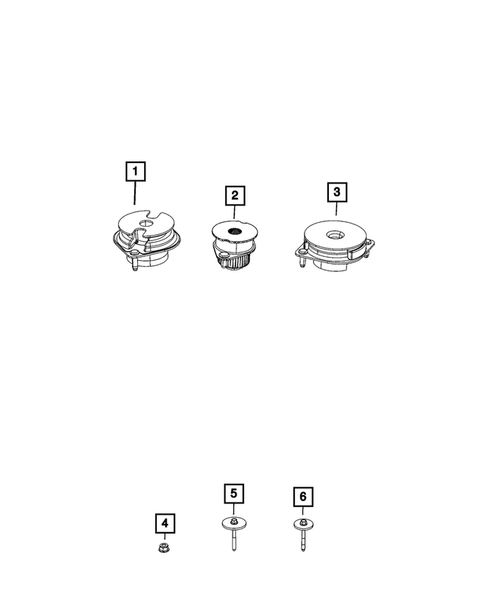 Body Hold Down for 2016 Ram 1500 #1