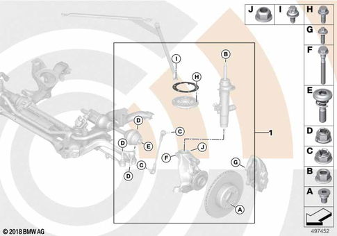 Front Axle for 2014 BMW 428iX #2