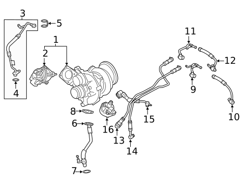 Turbocharger & Components for 2018 BMW M5 #0