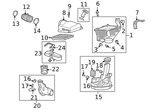 Air Intake for 2012 Honda Crosstour #0