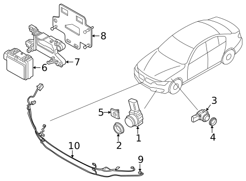 Parking Aid for 2021 BMW M235i xDrive Gran Coupe #0