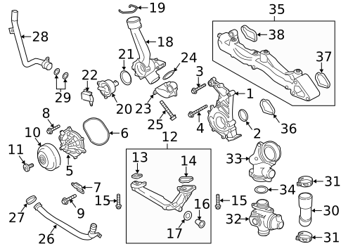 Water Pump for 2025 Porsche 718 Spyder #13