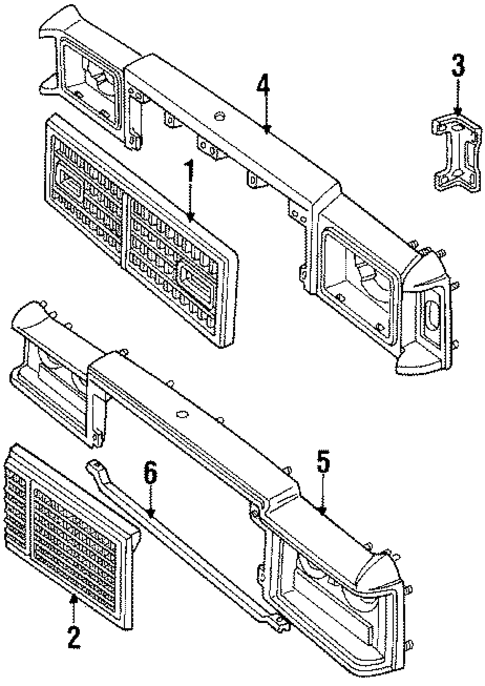 Front Panel for 1987 Ford LTD Crown Victoria #0