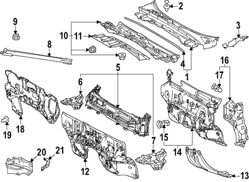 Cowl for 2024 Lexus TX550h+ #0