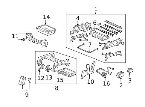 Tracks & Components for 2005 Honda Odyssey #1